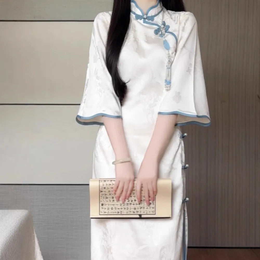 Cheongsams Chinese Traditional Dress for Girls Dress for Women Clothing Fashion Clothes Streetwear Ethnic Style Qipao Vintage